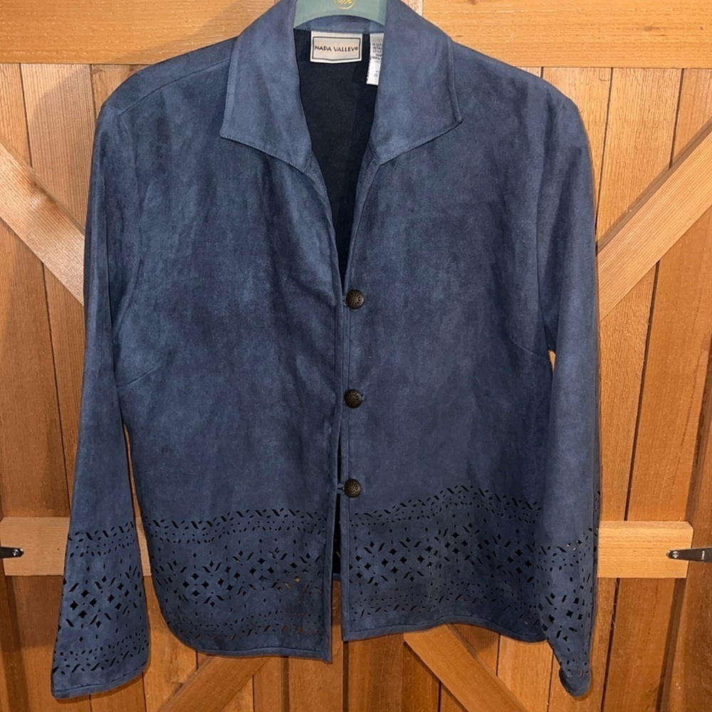 Napa Valley Blue/Gray Dressy Jacket M